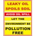 LEAKY OIL SPOILS SOIL (1.5' X 2') with foam sheet  :label