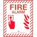 FIRE ALARM (With foam sheet)  :label