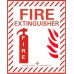 FIRE EXTINGUISHER (With foam sheet)  :label