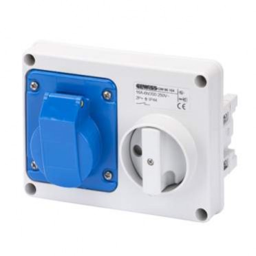 C&S Surface Mounting Interlocked Switched Socket Outlet-Horizontal 32A CS66015(H)