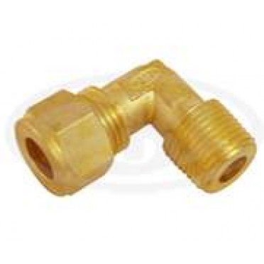 Brass Compression Fitting Connector Elbow Male Assembly (1N+1S)